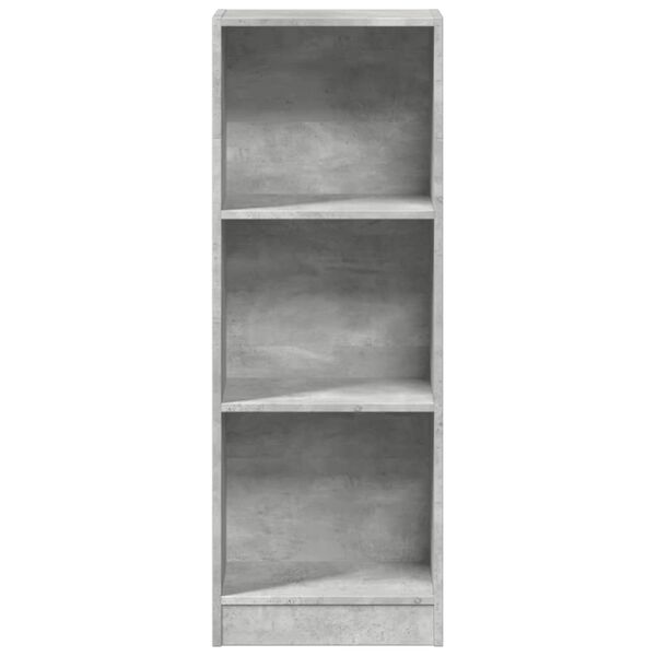 vidaXL Libreria Grigio Cemento 40x24x109 cm in Truciolato