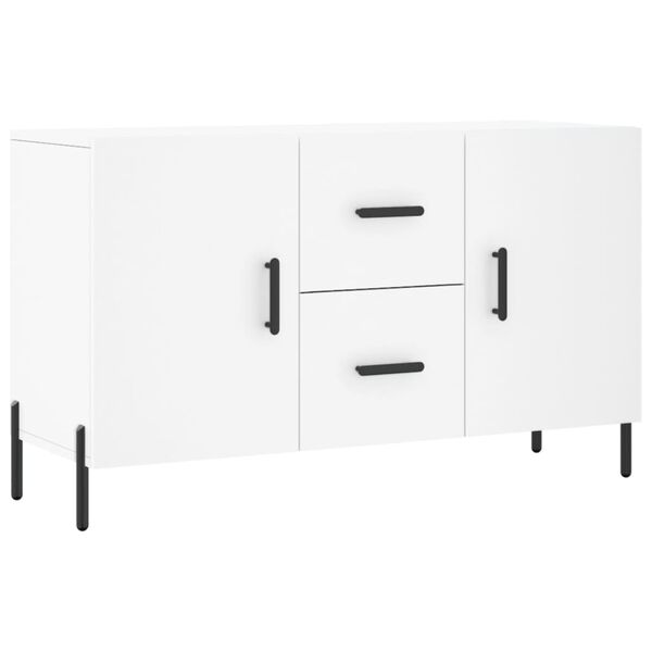 vidaXL Credenza Bianca 100x36x60 cm in Legno Multistrato