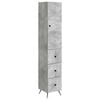 vidaXL Set di armadi 2 pz 34,5 x 34,5 x 90 cm Legno ingegnerizzato