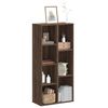 vidaXL Libreria Rovere Marrone 50x25x105 cm in Legno Multistrato