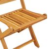 vidaXL Set Bistro da Giardino 3 pcs Marrone legno massello di acacia