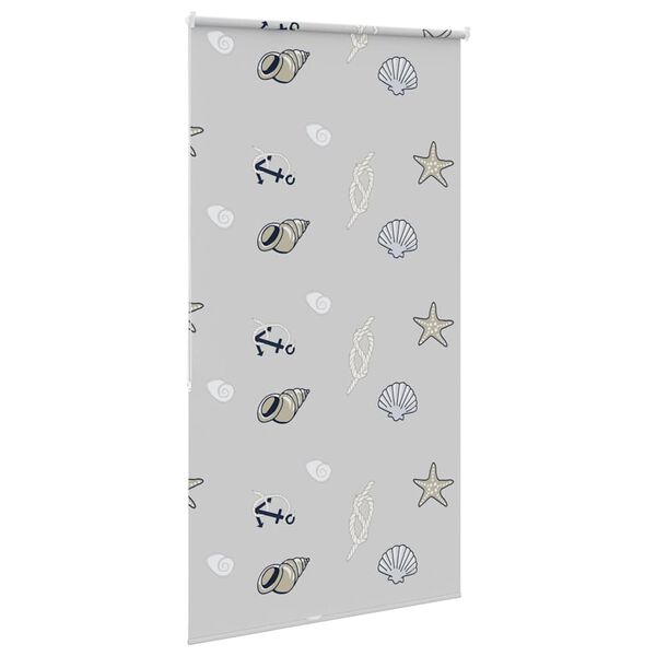 vidaXL Tenda a Rullo Doccia 130x240 cm Larghezza Tessuto 126 cm