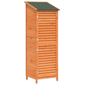 vidaXL Capanno da Giardino con tetto Marrone 59 x 56 x 176 cm