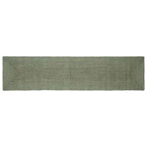 vidaXL Tappeti per area Rettangolare Verde Oliva 60 x 200 cm Juta