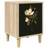 vidaXL Armadio da Notte BREMEN Rovere Sonoma 36 x 33 x 50 cm