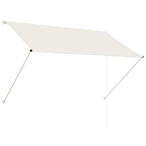 vidaXL Tenda da Sole Retrattile 200x150 cm Crema