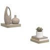 vidaXL Scaffali a Parete 2 pz Rovere 23x23,5x3,8 cm in MDF