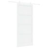 vidaXL Porta scorrevole 93 x 211 cm Legno ingegnerizzato Bianco