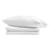 vidaXL Duvet Estivo con cuscino 2 pz Bianco Piuma d'anatra