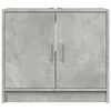 vidaXL Mobile Lavabo Grigio Cemento 63x29x55 cm in Legno Multistrato