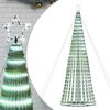 vidaXL Albero di Natale a LED 1028 LED Bianco Freddo 403 cm