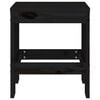 vidaXL Sgabelli da Giardino 2pz Neri 40x36x45cm Legno Massello di Pino