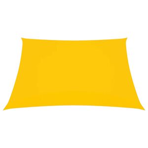 vidaXL Parasole a Vela in Tela Oxford Quadrata 7x7 m Gialla