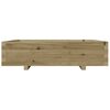 vidaXL Fioriera da Giardino 100x100x26,5 cm Legno di Pino Impregnato