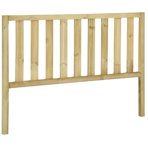 vidaXL Recinzione da Giardino in Legno di Pino Impregnato 5,34x1,3 m