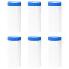 vidaXL Film adesivo per mascheratura 6 pz Trasparente e Blu