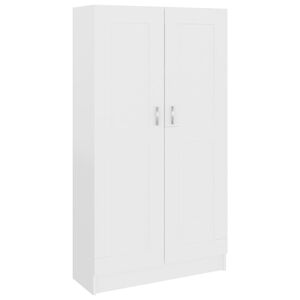 vidaXL Libreria Bianca 82,5x30,5x150 cm in Legno Multistrato