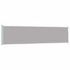 vidaXL Tenda Laterale Retrattile per Patio 117x514 cm Grigia