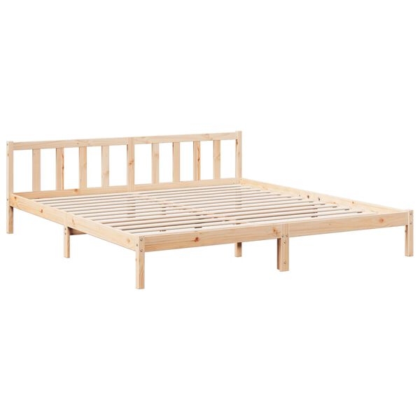 vidaXL Letto Extra Lungo senza Materasso 200x210 cm in Legno di Pino
