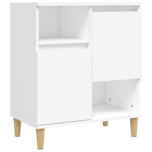 vidaXL Credenza Bianca 60x35x70 cm in Legno Multistrato