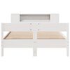 vidaXL Letto Libreria senza Materasso Bianco 140x190 cm Legno di Pino