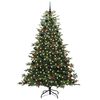 vidaXL Albero di Natale artificiale con 300 LED Verde 240 cm