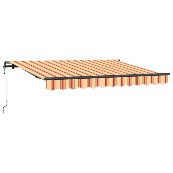 vidaXL Tenda Retrattile Giallo 350 x 200 cm Tessuto