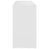 vidaXL Scarpiera con Panchina Bianco 103x30x55 cm in Multistrato