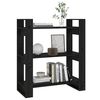 vidaXL Libreria/Divisorio Bianco 80x35x91 cm Legno Massello di Pino