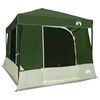 vidaXL Set di Tende da Campeggio 2 pcs Verde Taffeta e Tessuto
