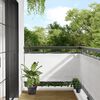 vidaXL Paravento da Balcone Bianco 75x800 cm 100% Poliestere Oxford