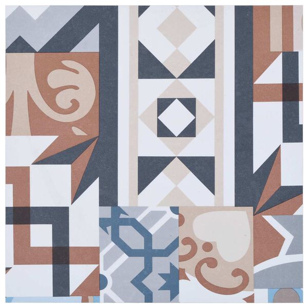 vidaXL Tavole per Pavimenti 55 pcs Multicolore 5,11 m&sup2; PVC