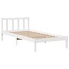 vidaXL Letto senza Materasso Bianco 90x200 cm Legno Massello di Pino