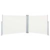 vidaXL Tenda da Sole Laterale Retrattile Crema 100x1000 cm