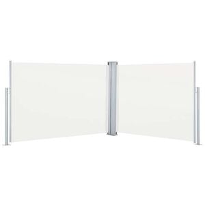 vidaXL Tenda da Sole Laterale Retrattile Crema 100x1000 cm
