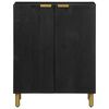 vidaXL Credenza Nera 60x33x75 cm in Legno Multistrato