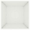 vidaXL Vaso da giardino 5 pcs Bianco 50 x 50 x 15 cm
