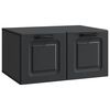 vidaXL Mobile Porta TV da Muro Nero 59,5 x 41 x 30 cm