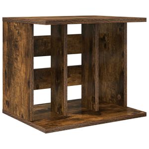 vidaXL Storage per dischi in vinile Rovere Fumo 42 x 33 x 36 cm