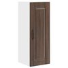 vidaXL Mobile da cucina con porta 2 pcs Rovere Marrone 30 x 31 x 80 cm