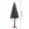 vidaXL Albero di Natale snodato con 300 LED Verde e Bianco 180 cm