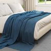 vidaXL Coperte da Pile 6 pcs Blu navy 270 x 240 cm Panno