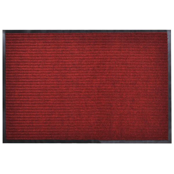vidaXL Zerbino Rosso 90 x 150 cm in PVC