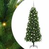 vidaXL Albero di Natale con 300 LED con supporto Verde 240 cm PE