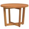 vidaXL Tavolino da giardino Rotondo &Oslash;55x40 cm in Legno Massello di Acacia