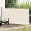 vidaXL Tenda da Sole Laterale Retrattile 160 x 500 cm Crema