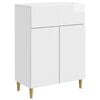 vidaXL Credenza Bianco Lucido 66 x 34,5 x 90 cm Legno ingegnerizzato