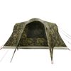 vidaXL Tenda da Campeggio a Cupola per 6 Persone Mimetica Impermeabile