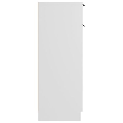 vidaXL Armadio da Bagno Bianco 32x34x90 cm in Legno Multistrato