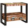 vidaXL Armadio da bagno Multicolore Legno Recuperato Massello